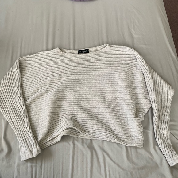 Beige ribbed Eclipse mid sleeve - Picture 2 of 2